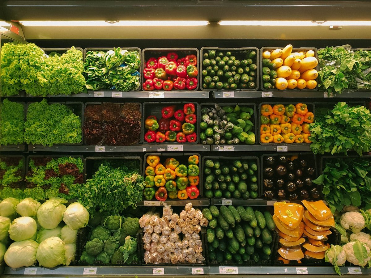 Indian kirana grocery store shelves