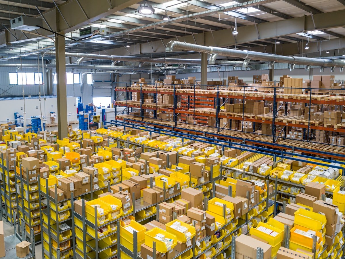 Wholesale warehouse inventory boxes